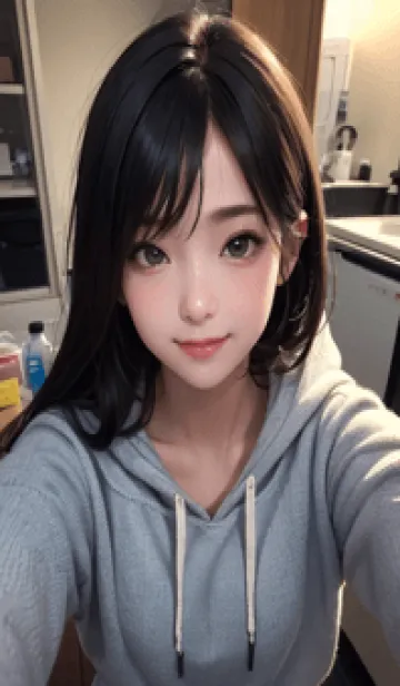 [LINE着せ替え] 1少女LO117。の画像1