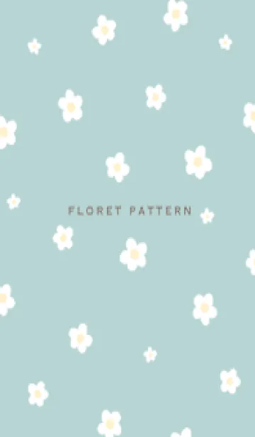 [LINE着せ替え] Floret Pattern - VSC 05-05の画像1