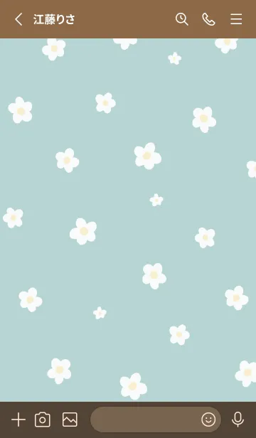 [LINE着せ替え] Floret Pattern - VSC 05-05の画像2