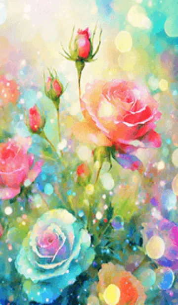 [LINE着せ替え] 薔薇(バラ)の花の着せかえ(R407)の画像1