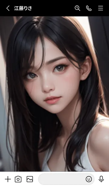 [LINE着せ替え] 少女が一人LP17。の画像2