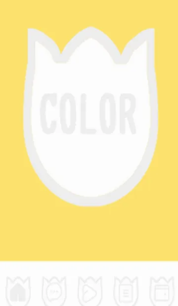 [LINE着せ替え] yellow color R41の画像1