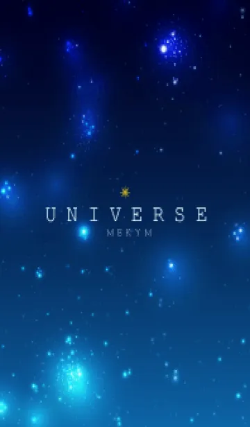[LINE着せ替え] Universe Blue - STAR 18の画像1
