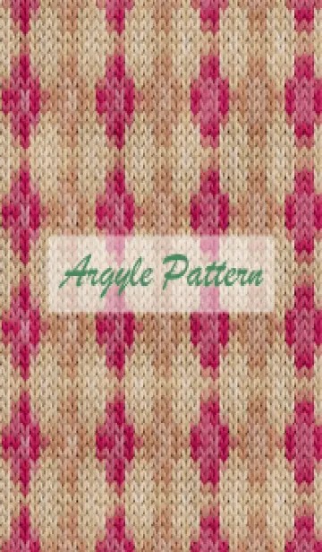 [LINE着せ替え] argyle pattern embroidery 33の画像1