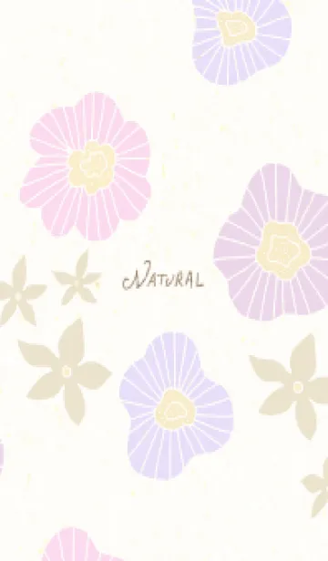 [LINE着せ替え] 4色のかわいい花20の画像1