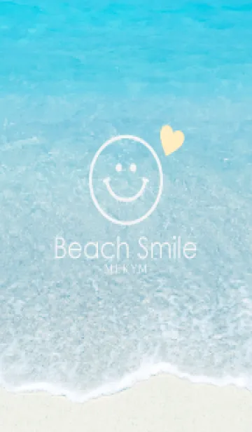 [LINE着せ替え] Beach Smile -HEART- 13の画像1