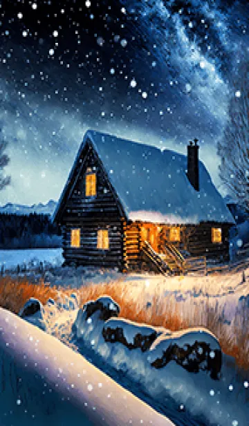 優美な冬の風景の着せかえ(Winter-366)の着せ替えメイン画像