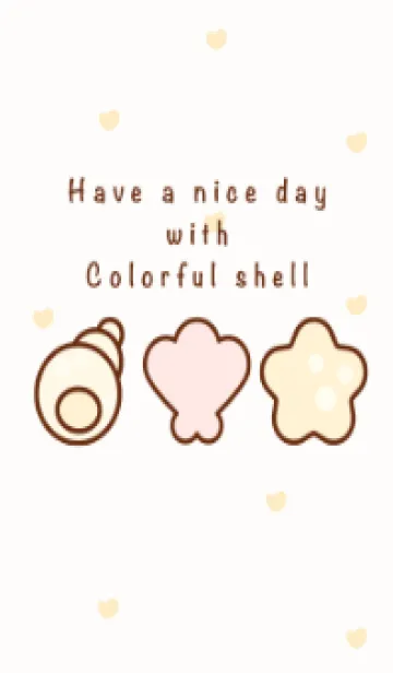 [LINE着せ替え] Pastel shells theme 16の画像1