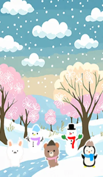 [LINE着せ替え] 可愛い北欧風着せかえ(Winter-460)の画像1