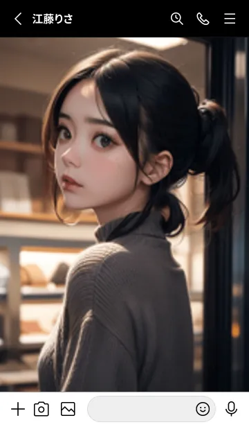 [LINE着せ替え] 少女が一人LQ08。の画像2