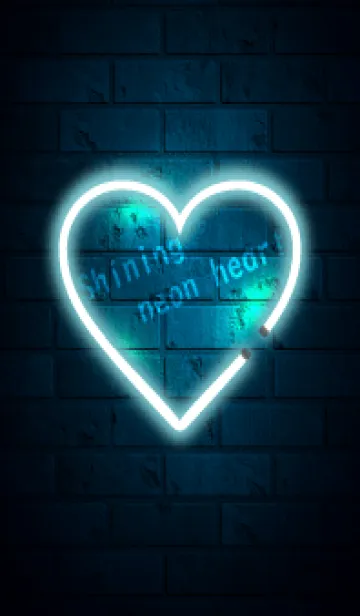 [LINE着せ替え] Shining neon heart 89の画像1