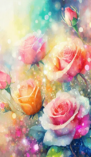 [LINE着せ替え] 薔薇(バラ)の花の着せかえ(R428)の画像1