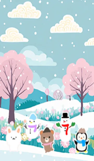 [LINE着せ替え] 可愛い北欧風着せかえ(Winter-475)の画像1