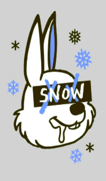 [LINE着せ替え] スノーラビット .8の画像1
