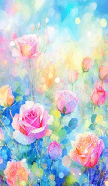 [LINE着せ替え] 薔薇(バラ)の花の着せかえ(R430)の画像1