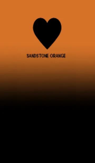 [LINE着せ替え] Black & Sandstone Orange Theme V.5 (JP)の画像1