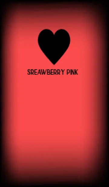 [LINE着せ替え] Black & Strawberry Pink  Theme V5 (JP)の画像1