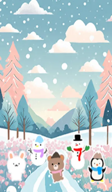 [LINE着せ替え] 可愛い北欧風着せかえ(Winter-472)の画像1