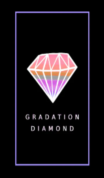 [LINE着せ替え] グラデーション ダイヤモンド .120の画像1