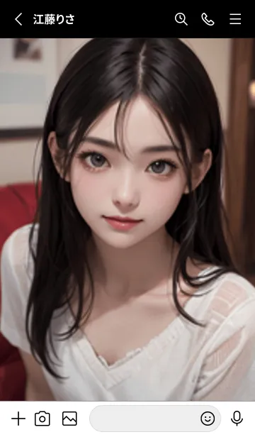 [LINE着せ替え] 少女が一人LP19。の画像2