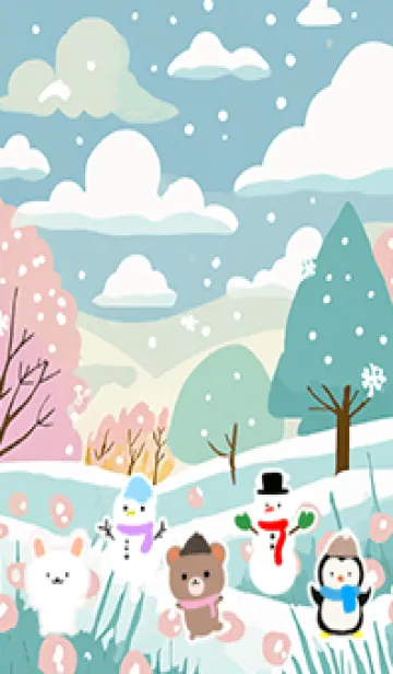 [LINE着せ替え] 可愛い北欧風着せかえ(Winter-470)の画像1