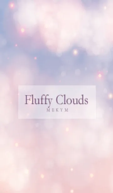 [LINE着せ替え] Fluffy Clouds PURPLE SKY - MEKYM 30の画像1