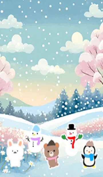 [LINE着せ替え] 可愛い北欧風着せかえ(Winter-469)の画像1