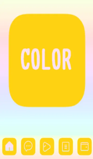 [LINE着せ替え] red color rainbow B10の画像1