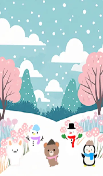 [LINE着せ替え] 可愛い北欧風着せかえ(Winter-468)の画像1