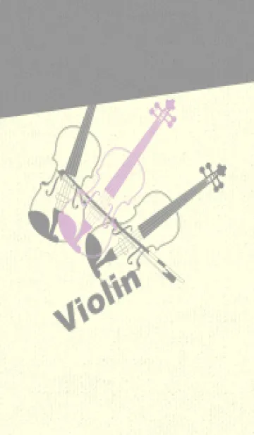 [LINE着せ替え] Violin 3カラー ペールライラックの画像1