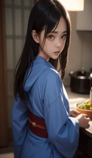 [LINE着せ替え] 少女が一人LQ026。の画像1