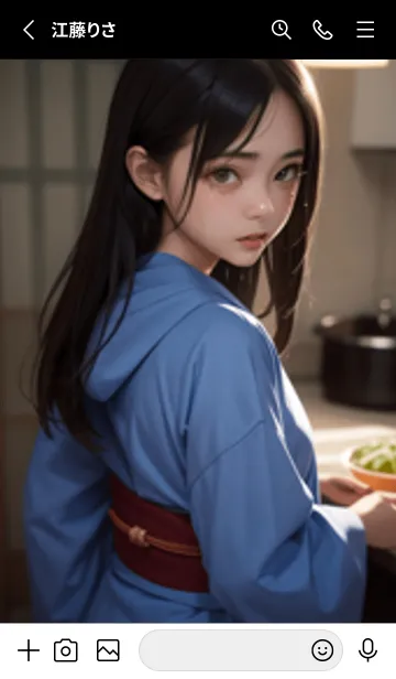 [LINE着せ替え] 少女が一人LQ026。の画像2