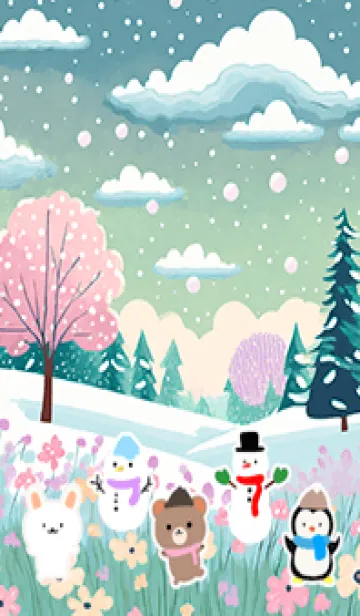 [LINE着せ替え] 可愛い北欧風着せかえ(Winter-465)の画像1