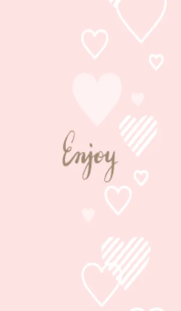 [LINE着せ替え] おしゃれ ハート 白5の画像1