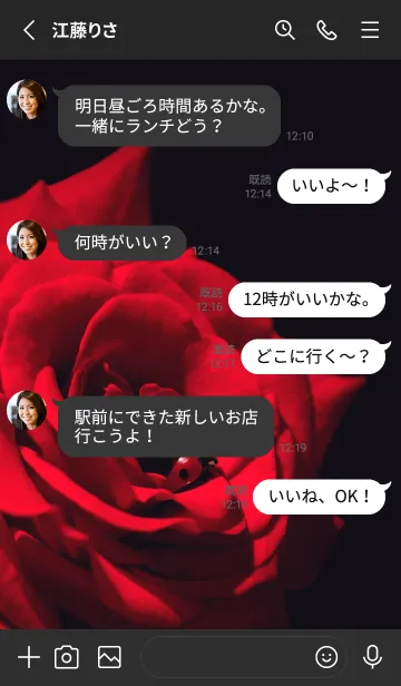 [LINE着せ替え] Ladybird Symbol of good luck #7-15の画像3