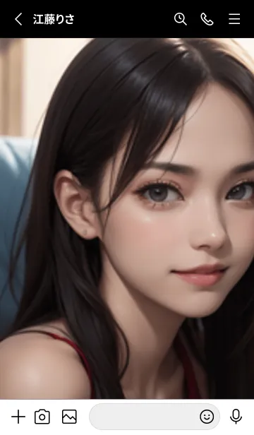 [LINE着せ替え] 少女が一人LQ015。の画像2