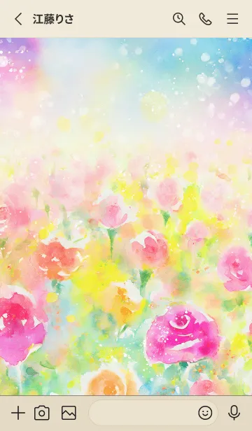 [LINE着せ替え] 薔薇(バラ)の花の着せかえ(R442)の画像2