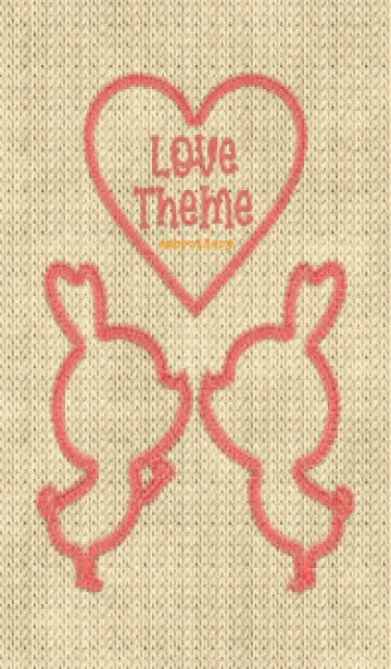 [LINE着せ替え] Love Theme Embroidery 14の画像1