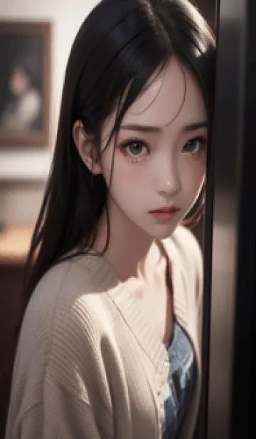 [LINE着せ替え] 少女が一人LQ013。の画像1