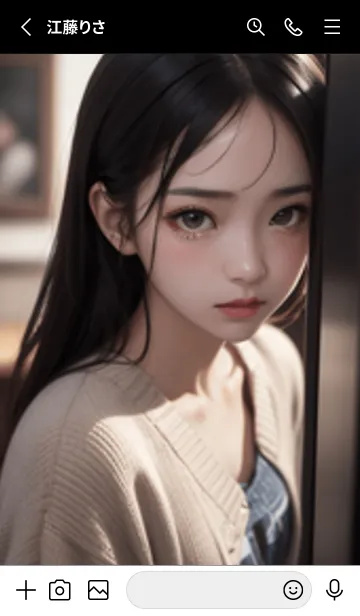 [LINE着せ替え] 少女が一人LQ013。の画像2