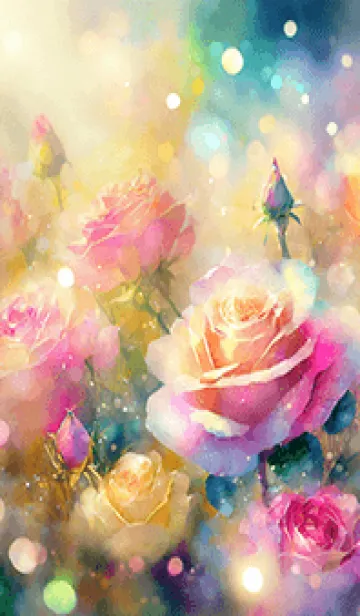 [LINE着せ替え] 薔薇(バラ)の花の着せかえ(R444)の画像1