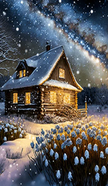 [LINE着せ替え] 優美な冬の風景の着せかえ(Winter-393)の画像1