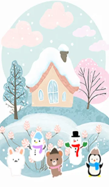 [LINE着せ替え] 可愛い北欧風着せかえ(Winter-490)の画像1