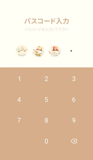 [LINE着せ替え] yellow♡可愛い雪だるま14_1の画像4