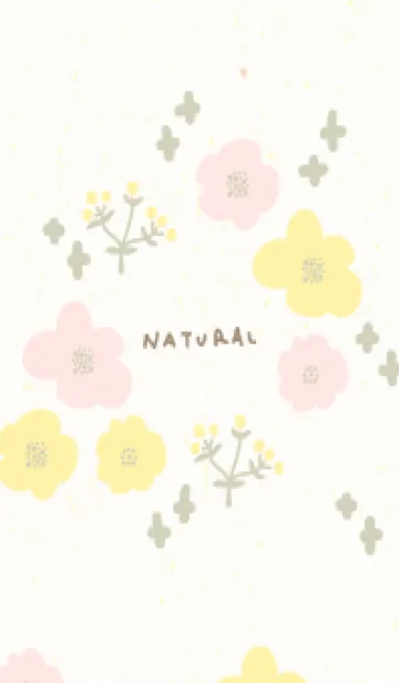 [LINE着せ替え] 2色の花 おしゃれ28の画像1