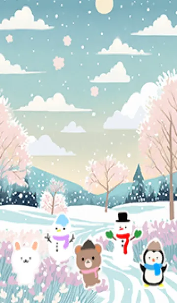 [LINE着せ替え] 可愛い北欧風着せかえ(Winter-495)の画像1