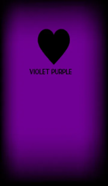 [LINE着せ替え] Black & Violet purple Theme V5 (JP)の画像1
