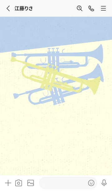 [LINE着せ替え] Trumpet CLR ブールジョンの画像2