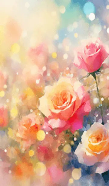 [LINE着せ替え] 薔薇(バラ)の花の着せかえ(R458)の画像1