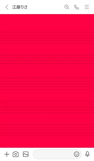 [LINE着せ替え] 音楽カラーノート/レッド/ホワイトの画像2